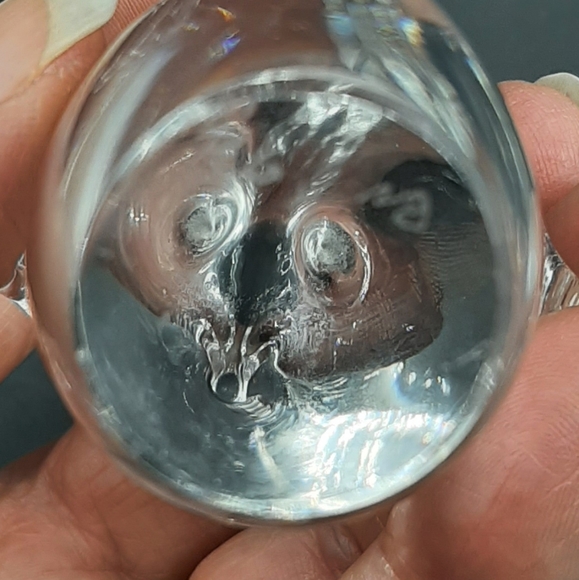 Vintage Villeroy & Boch Art Glass Penquin Figurines Sticker Signed on Bottom - Picture 8 of 9